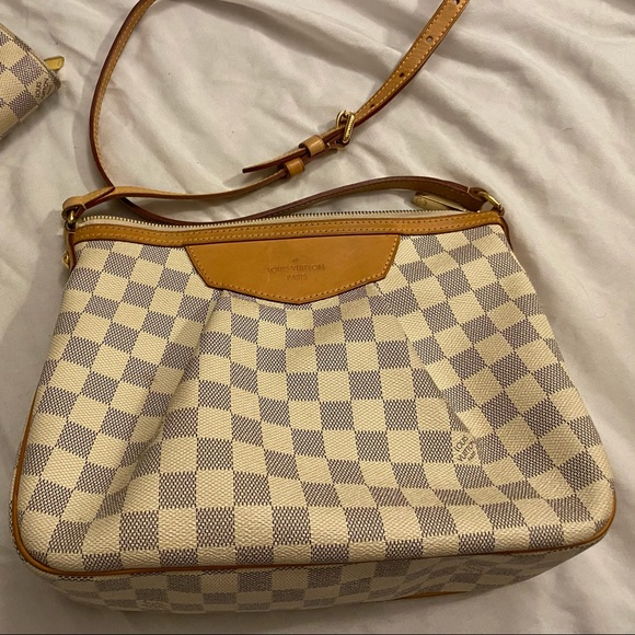 🎈SOLD🎈LOUIS VUITTON Siracusa PM  Azur Damier - Picture 1 of 10